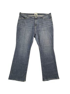Denizen From Levi's Bootcut Jeans Womens Size 24W Mid-Rise Blue Denim Curvy